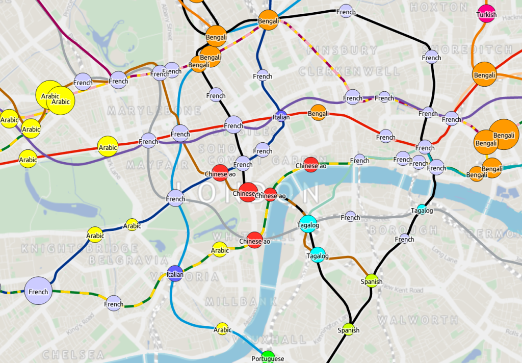 Linguistic Map of London