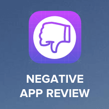 Handling negative app review