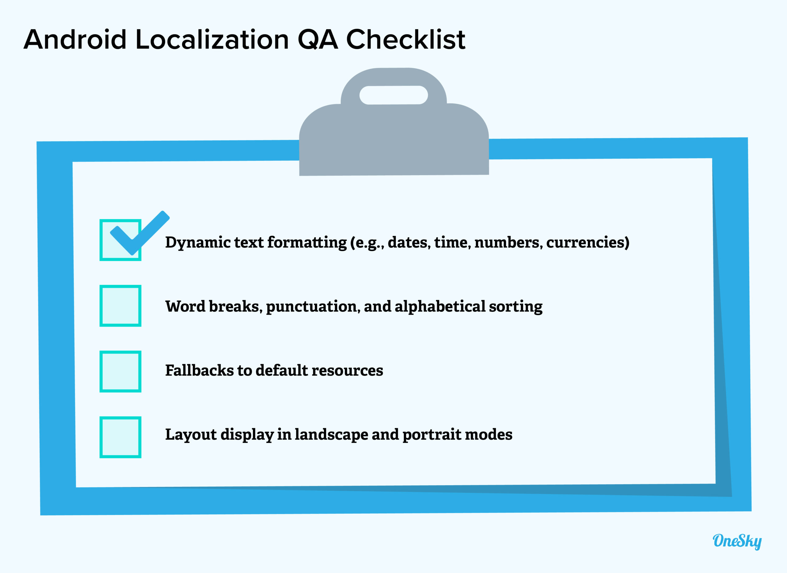 android localization qa checklist